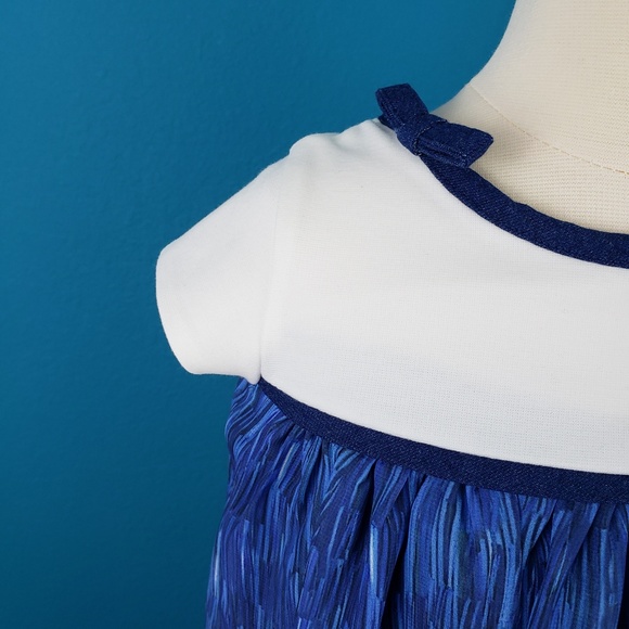 🆕️🎈😊 LITTLE ANGELS by US Angels Indigo Blue Dress // (CHILD) // (NWT) - Picture 2 of 7